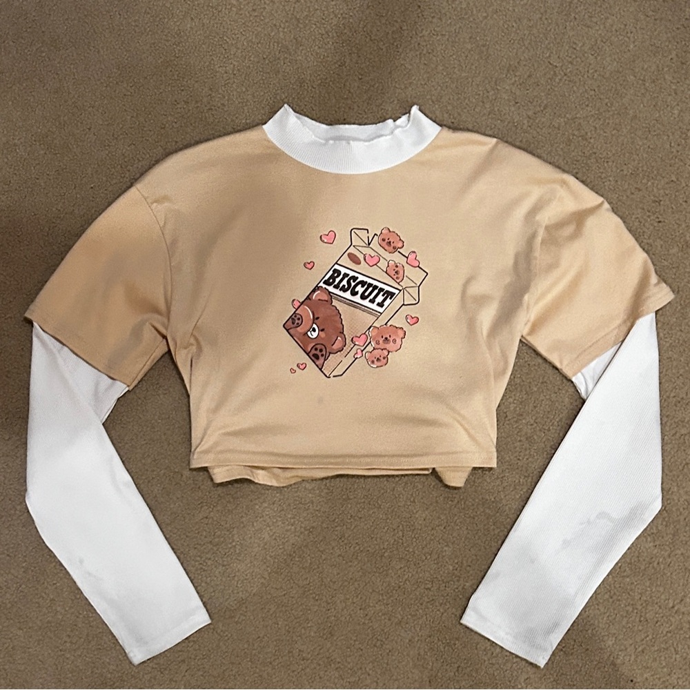 Shein Cute bear shirt, old but not worn. No tags.